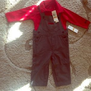 Calvin Klein overall set 12 m NEW - TAGS STILL ON